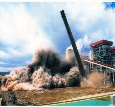 石家莊煙囪拆除的內控標準