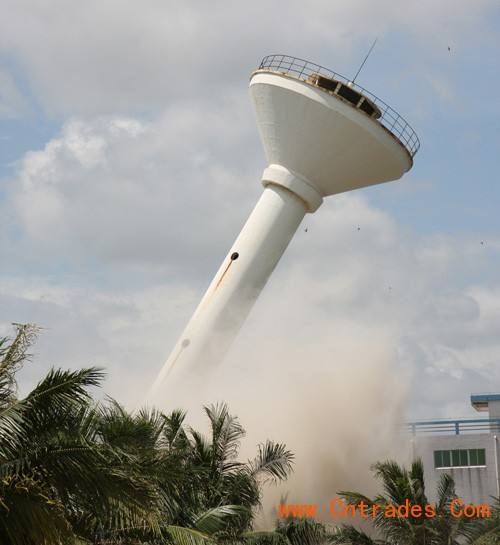 水塔拆除方法與水塔拆除步驟