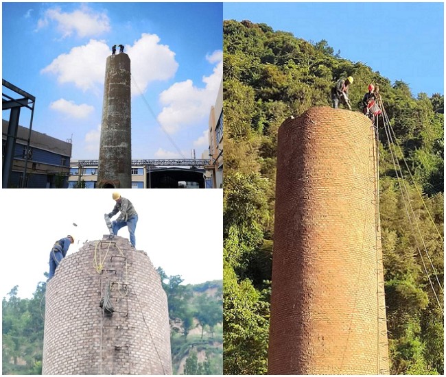 貴州煙囪拆除公司:綠色,安全,高效的拆除方案