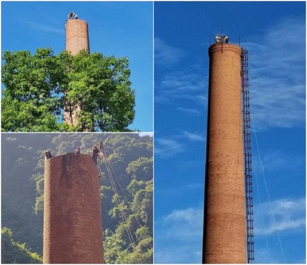 江西煙囪拆除的四種專業方法,你了解多少?